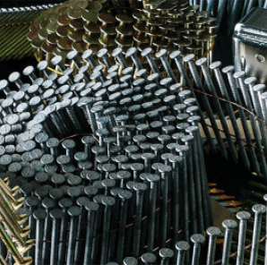 Bulk nails manufactured by Crystal Fasteners designed for industrial strength applications with consistent quality and durability