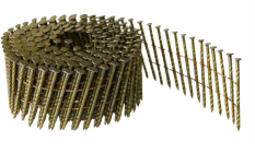 Crystal Fasteners collated nails arranged in angled format ideal for rapid fire tools and accurate high volume fastening tasks