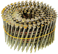 Crystal Fasteners high-quality collated nail strips stacked in bulk for smooth feeding and uninterrupted industrial operations
